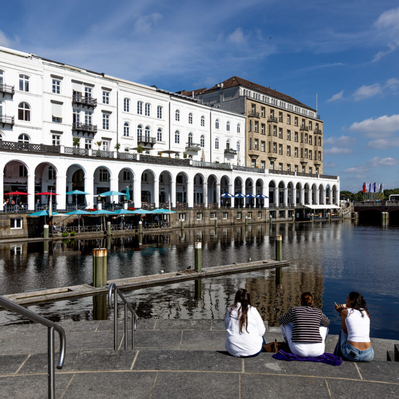 Kleine Alster, Hamburg, Deutschland