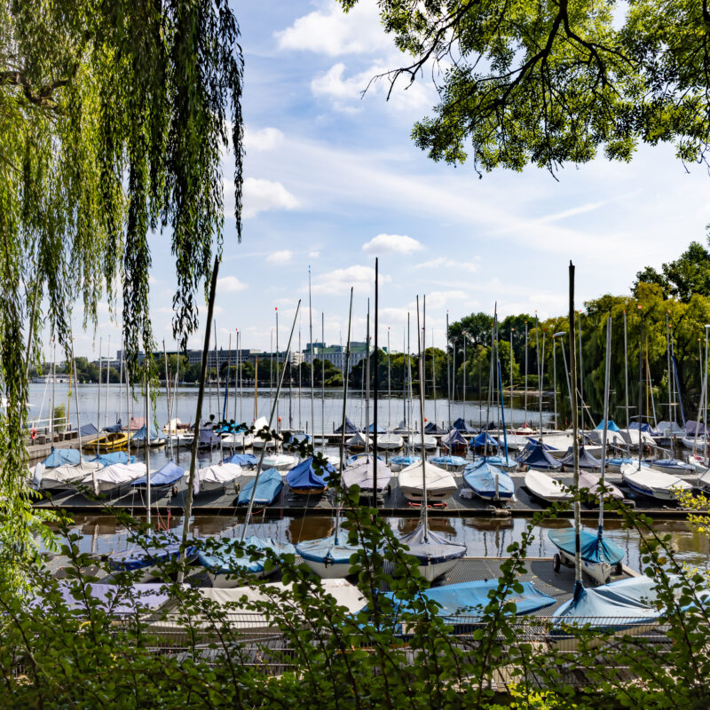 Außenalster, Hamburg, Deutschland